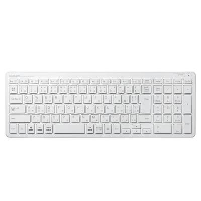 Elecom Клавиатура Bluetooth Pantograph Compact Keyboard совместима с Android, белым, Windows, Mac, iOS, TK-FBP101WH