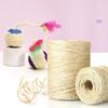 HOOPET Cat Sisal Rope Weave Ball Teaser Play Chewing Scratch Catch Toy Interactive Scratch Chew Toy For Pet Cat Dog Supplies