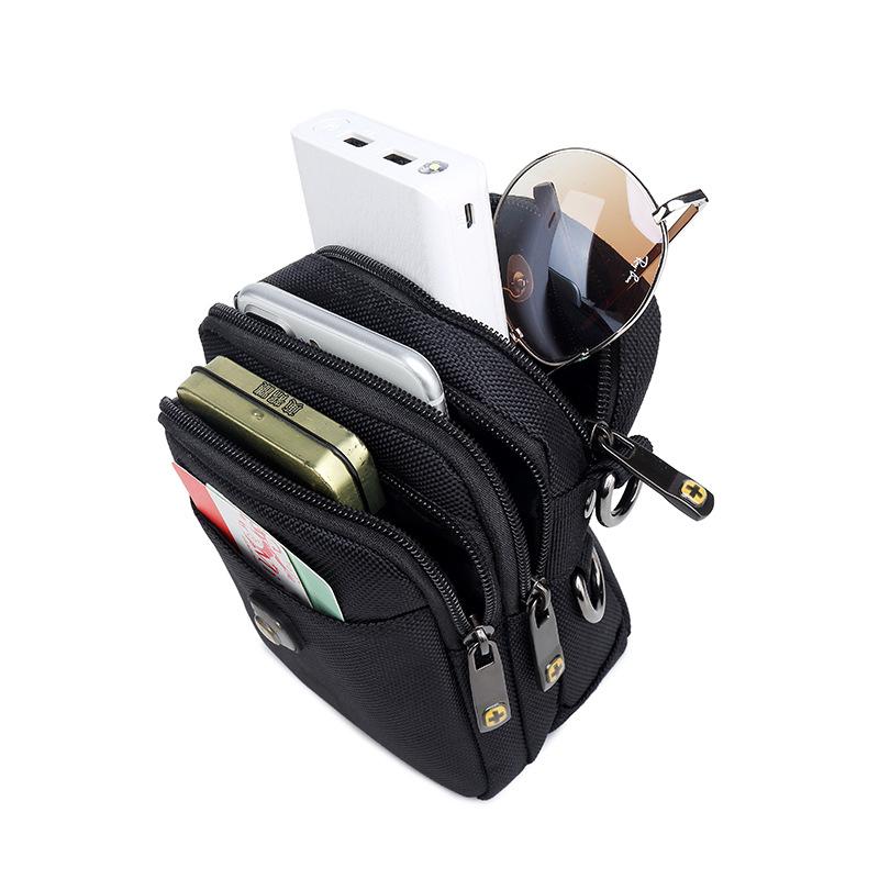 Swiss Army Knife Men's Waist Bag Diagonal Bag Leisure Bag Small Crossbody Mobile Phone Bag Shoulder Small Bag Leisure Backpack