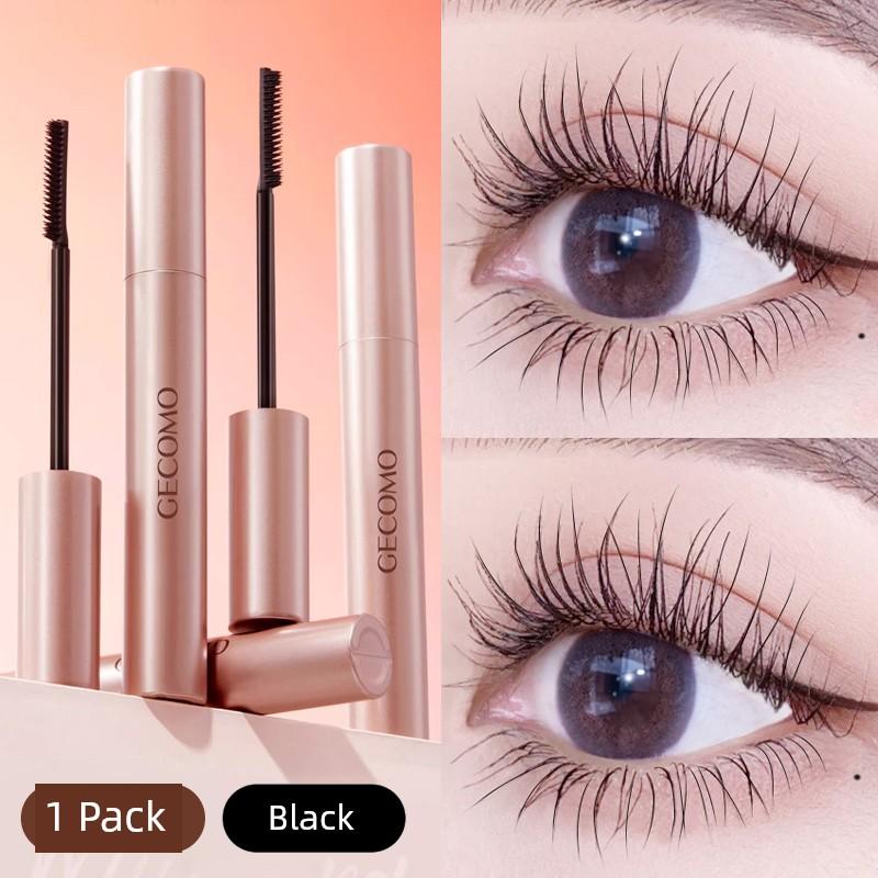 Mascara Female Waterproof Not Smudge Long Curling Cream Official Authentic Products Flagship Store Base Hair-Styling Encryption Lasting Fine