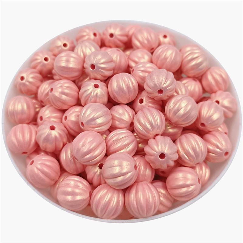 Изысканный браслет ручной работы для изготовления макарон, свободные бусины, 10 шт., 11 мм, перламутровые акриловые бусины в форме арбуза, однотонные бусины «сделай сам», бусины, ручные аксессуары