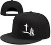 Кепка-Snapback с христианским крестом и молящимися руками, полиэстер, регулируемая, бейсболка, для улицы, унисекс