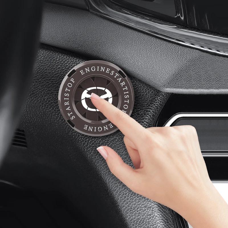Car Interior Accessories One-Touch Start Button Protective Cover for Mazda 3 6 2 Axela CX-5 CX-4 CX-8 CX5 DJ BL BM GJ FF16 l1
