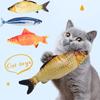 Подарок для кошки Игрушка-рыбка Набивная рыба Форма Когтеточка Столбик для царапания Плюшевые игрушки Для кошки Игрушка для питомца Товары для питомцев