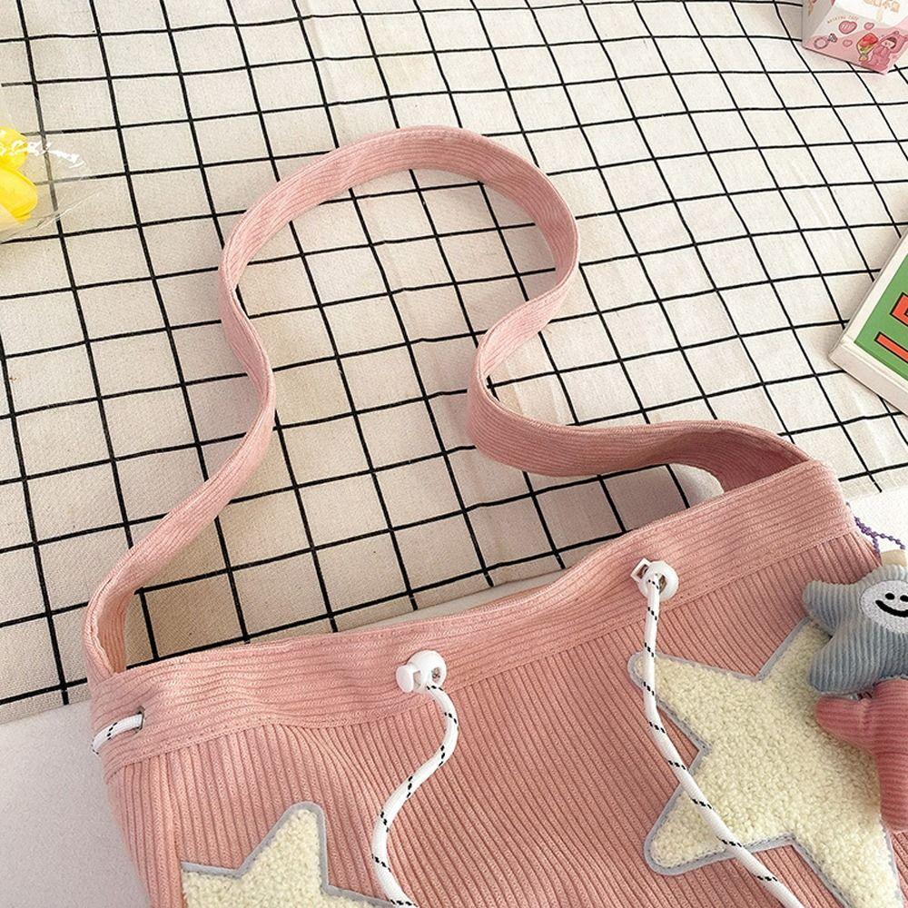 Lipstick Bags Girls Cosmetic Bags Y2k Style Star Shoulder Bags Korean Handbags Women Crossbody Bag