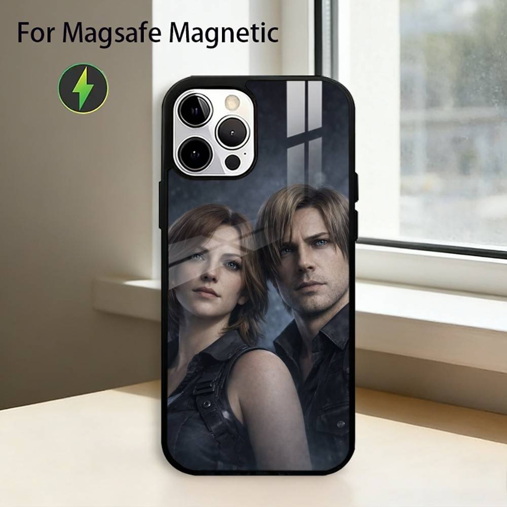 Чехол для телефона RER Ganme R-Resident Evil R-Requiem Для iPhone17,16,15,14,13,12,11 Plus,Pro Магнитный с Magsafe Беспроводная зарядка
