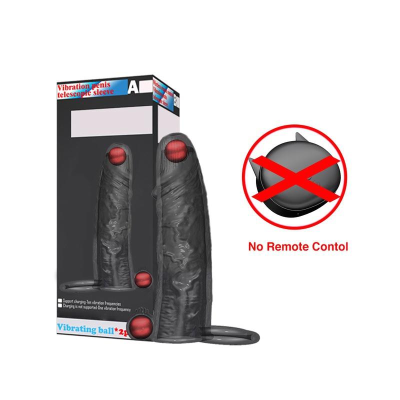 Wireless Penis Ring Sleeve Cock Ring Glans Massager Delayed Ejaculation Erotic Male Sex Toy Men Penis Condom Chastity Cock Ring