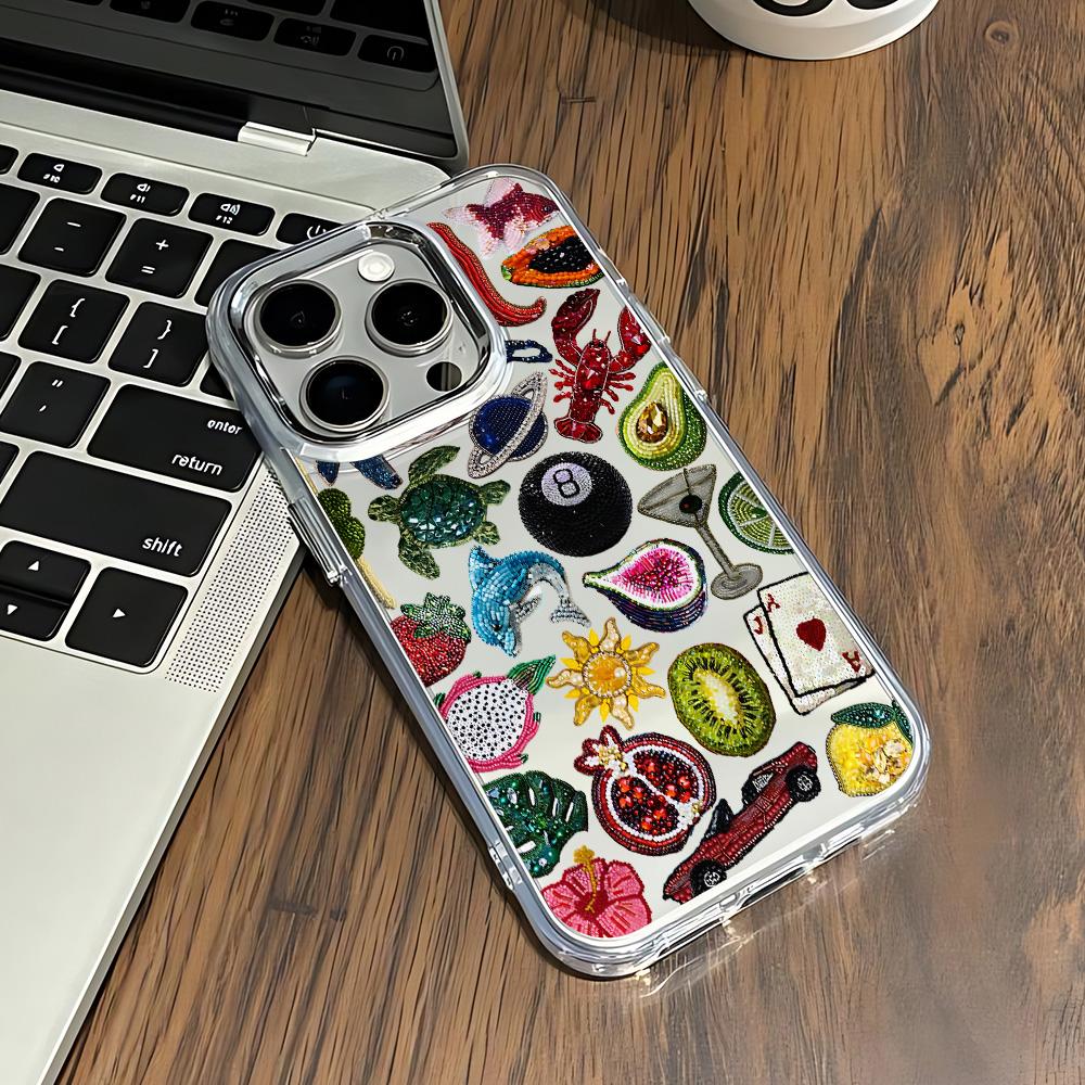 Чехол для телефона Sun Fruits с коралловым узором для Google Pixel 10 9 8 7 8A 9A XL Pro 4G 5G, прозрачный, мягкий силикон TPU, задняя крышка