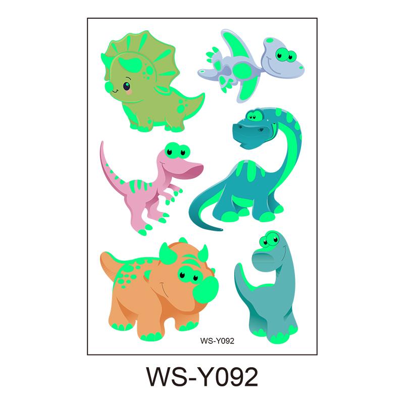 Tattoos for Children Kids Tattoos Stickers Waterproof Luminous Glow in the Dark Custom Temporary Custom Tattoos Temporary