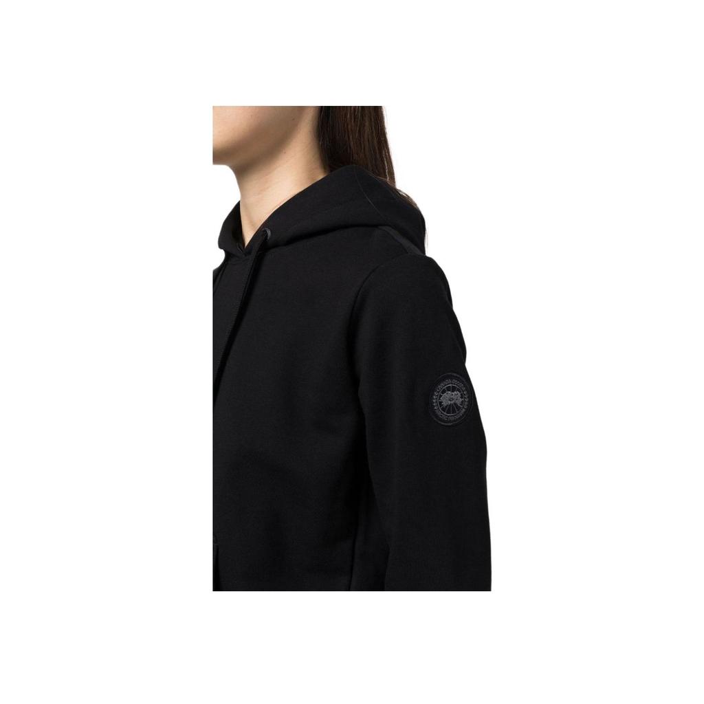 Canada Goose FW22 Muskoka Solid Color Hooded Long Sleeve Sweatshirt Women sweatshirt Black 7403LB-61
