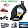 Universal 12V Motocycle Horn Snail Siren 130DB High Tone 510HZ Waterproof Electric Air Horn for Motorcycle Auto Car Scooter