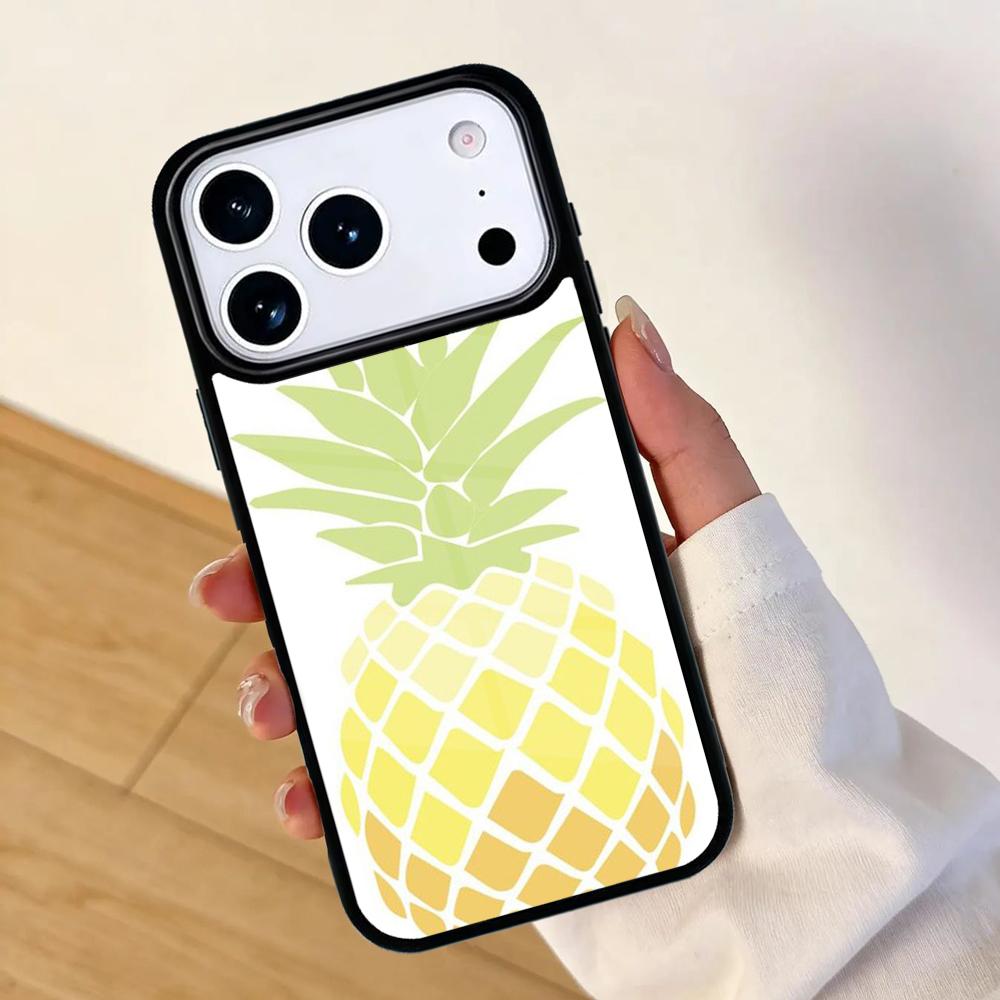 Pineapple Summer Mobile Phone Case for IPhone 17 AIR 16pro Max 15 14 13 12 11 Bumper Cover