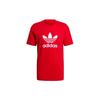 Originals Trefoil Running Short Sleeve Crew Neck T-Shirt Men Tops Red GN3468