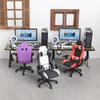 Tiny Gaming Desk Chair Set 1/12 Dollhouse Size with Simulated Monitor Host Model for Doll House Collection DIY Decor