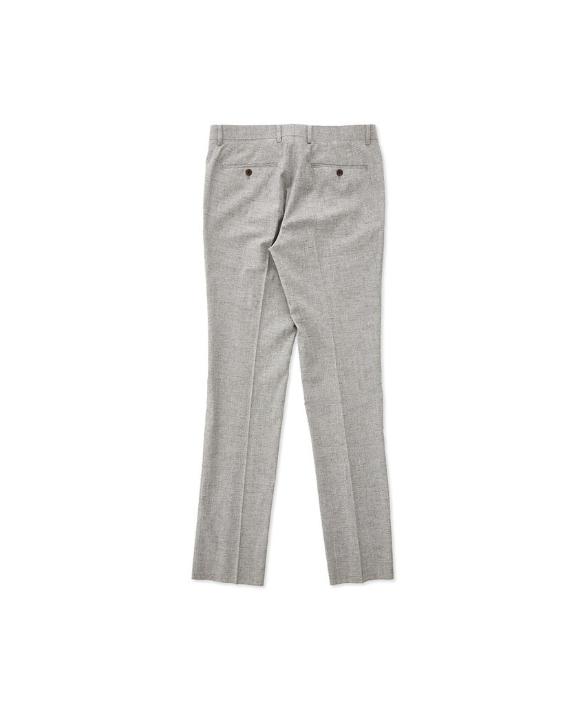 STCO Italy Marlane Wool & Linen Formal Pants_Grey (Classic Fit)_Sslub92Ctg