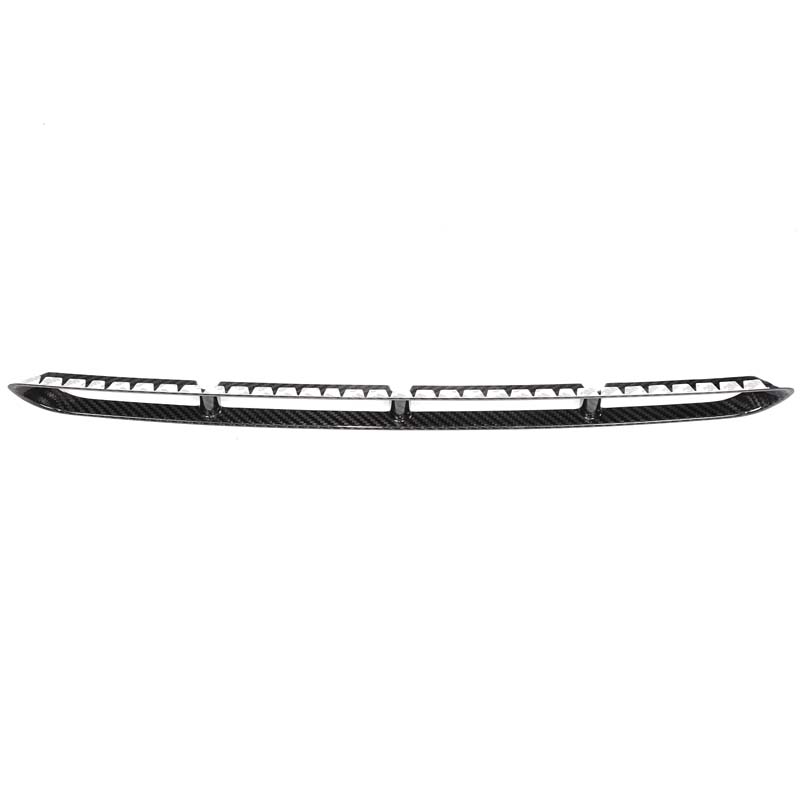 For Fiat Abarth 595 695 2017-2025 Real Carbon Fiber Front Bumper Air Intake Cover Air Vent Grille Decorative Frame Accessories