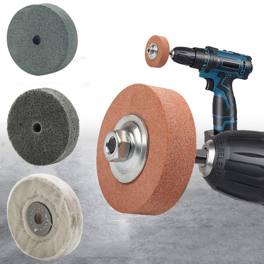 75mm Polish Metal Cotton Rotating Tool Abrasive Grinding Wheel Polishing Pad Grinding Disc Grinder