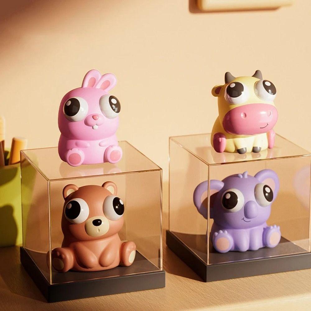 Portable Cartoon Animal Squeeze Toys Eye Pinch Toys Fidget Toy New Eyeball Burst Squeeze Toy