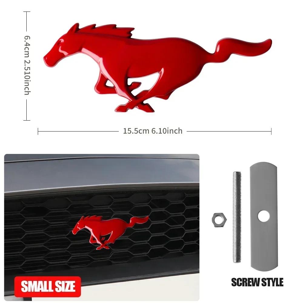 Car Sticker 2026 Ford 2025 Hot 3D Metal Styling Car Front Grill Badge Sticker Decal for Ford Focus Mustang 2 3 4 MK2 MK3 MK5 Fie