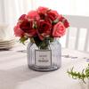 Пластиковый искусственный букет роз 12 головок искусственных цветов имитация розы декор для свадебной вечеринки