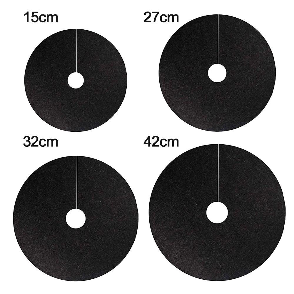 5 шт. Черный защитный коврик для защиты почвы от сорняков, барьер для сорняков, садовая ткань против травы