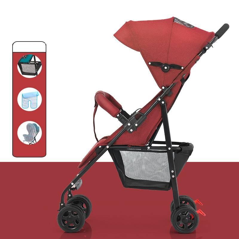 Легкая Складная Детская Коляска Компактный Дизайн-Зонтик Идеально Подходит Для Летних Путешествий