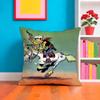 Llucky Luke Animation Film Pillow Case Cushion Cover Soft  EasyWash Pillow Case  Versatile For Couch Bed Travel And Office