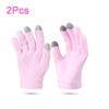 1 Pair Reusable SPA Gel Gloves Moisturizing Whitening Exfoliating Velvet Smooth Beauty Hand Care Silicone Touch Screen Glove