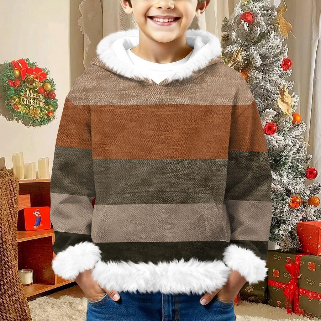 Children's Sweatshirt Girls Boys Long Sleeve Lightweight Casual Hoodie Loose Comfortable Sweatshirt