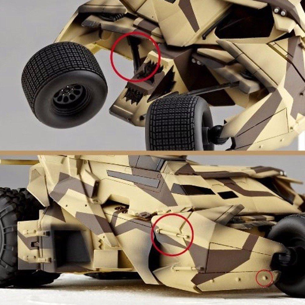 Специальные эффекты Revoltech 047 Бэтмен: Начало Темный рыцарь Темный рыцарь: Возрождение легенды Бэтмобиль Tumbler Cannon окрашенная фигурка Немасштабная ABS&PVC