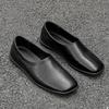 2025New Outdoor Soft Bottom Genuine Leather Office Shoes Comfy Handmad Single Shoes Men's Flat Designer Minimalist Shoes