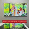 Проекционный экран 8K с фиксированной рамой, защитой от света