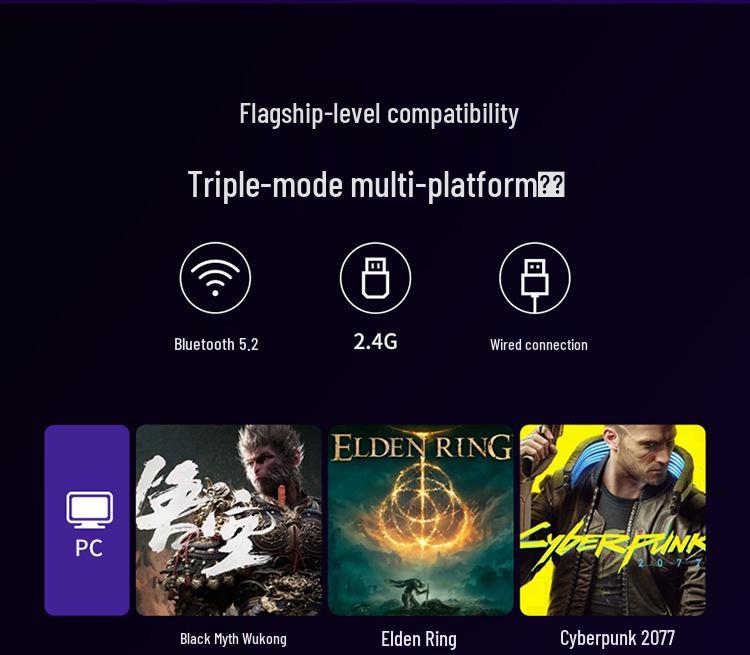 Беспроводной игровой контроллер Laishida Chengying 8K с емкостным джойстиком для Switch2, Nintendo и ПК