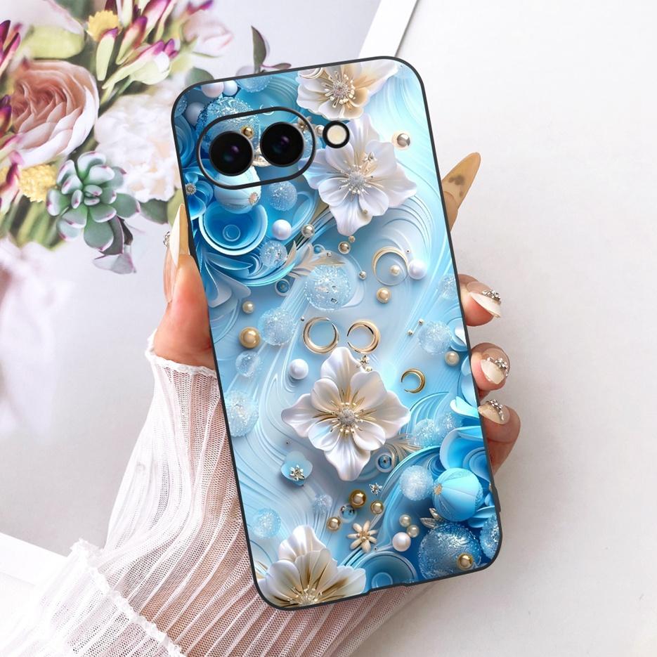 Чехол для Google Pixel 9 Pro Милый Лев Модный Расписной Чехол Мягкий ТПУ Чехол для Телефона Для Google Pixel 9A Pixel9 Pro Задняя Крышка Fundas