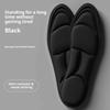 4pcs 5D Massage Memory Foam Insole, Thickened Breathable Cushioning, Comfortable And Pain Resistant Insole For High Heels, Not Tiring For The Feet