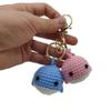 Handmade Little Whale Keychain Wool Making Knitting Keyrings Backpack Ornaments