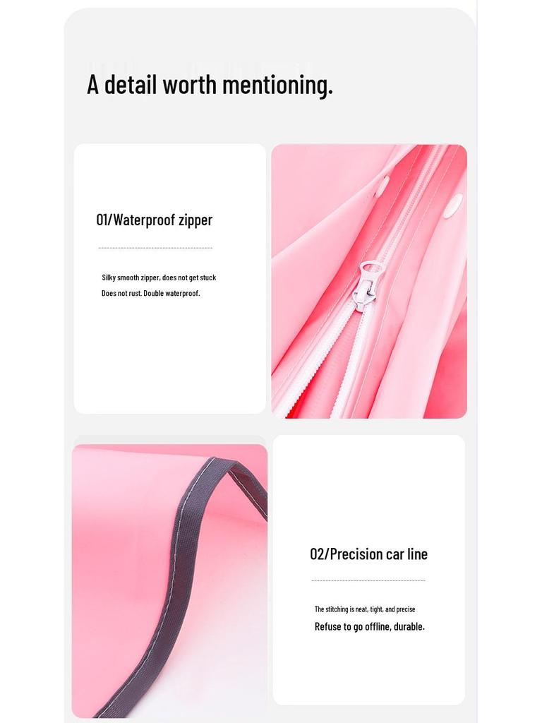 Плащ с двойным козырьком и чехлом для рюкзака для детей школьного возраста