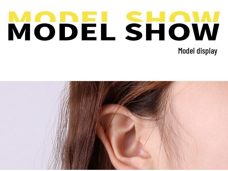 Бренд Модные Минималистичные Серьги-пусеты C-образной формы Темперамент из титановой стали с покрытием 18-каратным золотом F182.