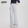 Женские прямые расклешенные брюки MJ STYLE с высокой талией