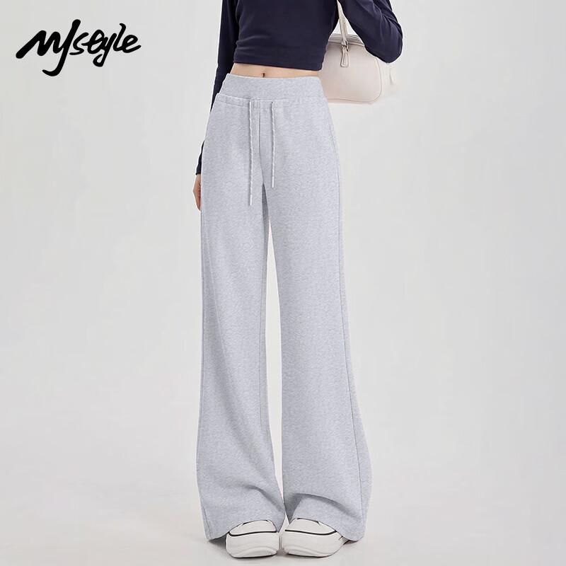 Женские прямые расклешенные брюки MJ STYLE с высокой талией