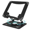 Foldable Laptop Adjustable Angle and Ergonomic Heat Improves Relieves Back Pain and Compatible with and More Stand, 360° Rotation, Height, Design,