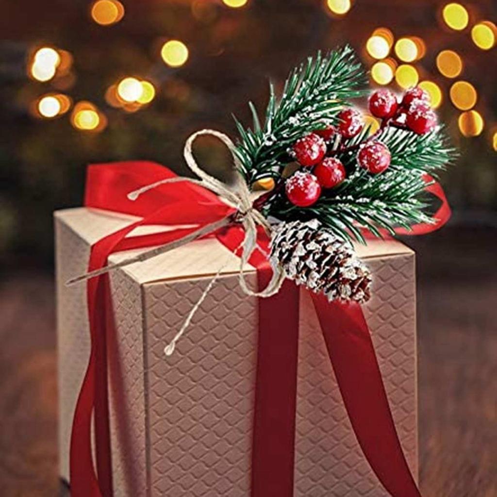 Красные стебли, ветки, рождественские ягоды, декор, искусственные шишки, ветка, венок, выбор