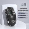 X8 Wireless Bluetooth Dual-Mode Mouse with Anti-Slip & Personalized Stickers - High-End Gaming & Office Peripheral