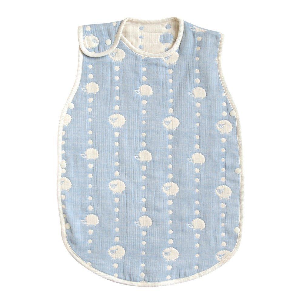 10mois Hoppetta Baby Gift Fluffy Gauze Baby for Newborns to 3 Years 58cm Length Product 18111035 - Set (6-Layer Gauze) Sleeper, 100% Cotton, Old,