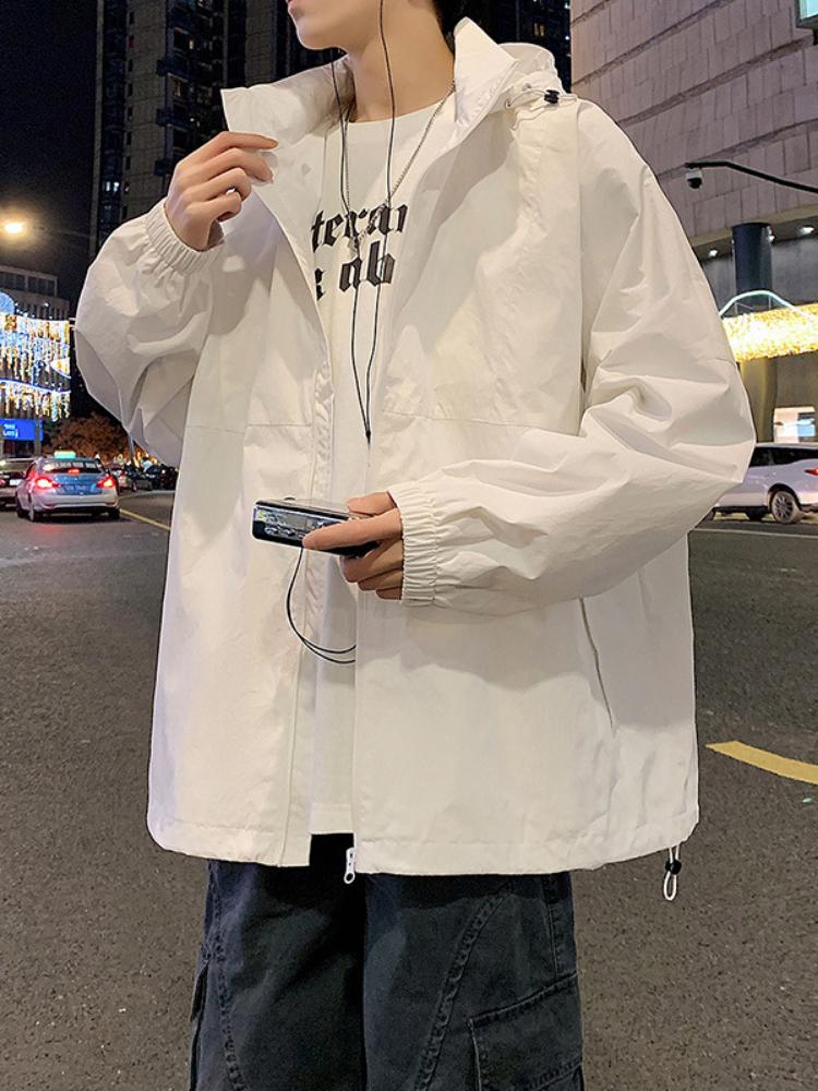 Мужская осенняя верхняя одежда, тонкая мужская модная теплая куртка, мужская модная повседневная ветровка, куртка, пальто