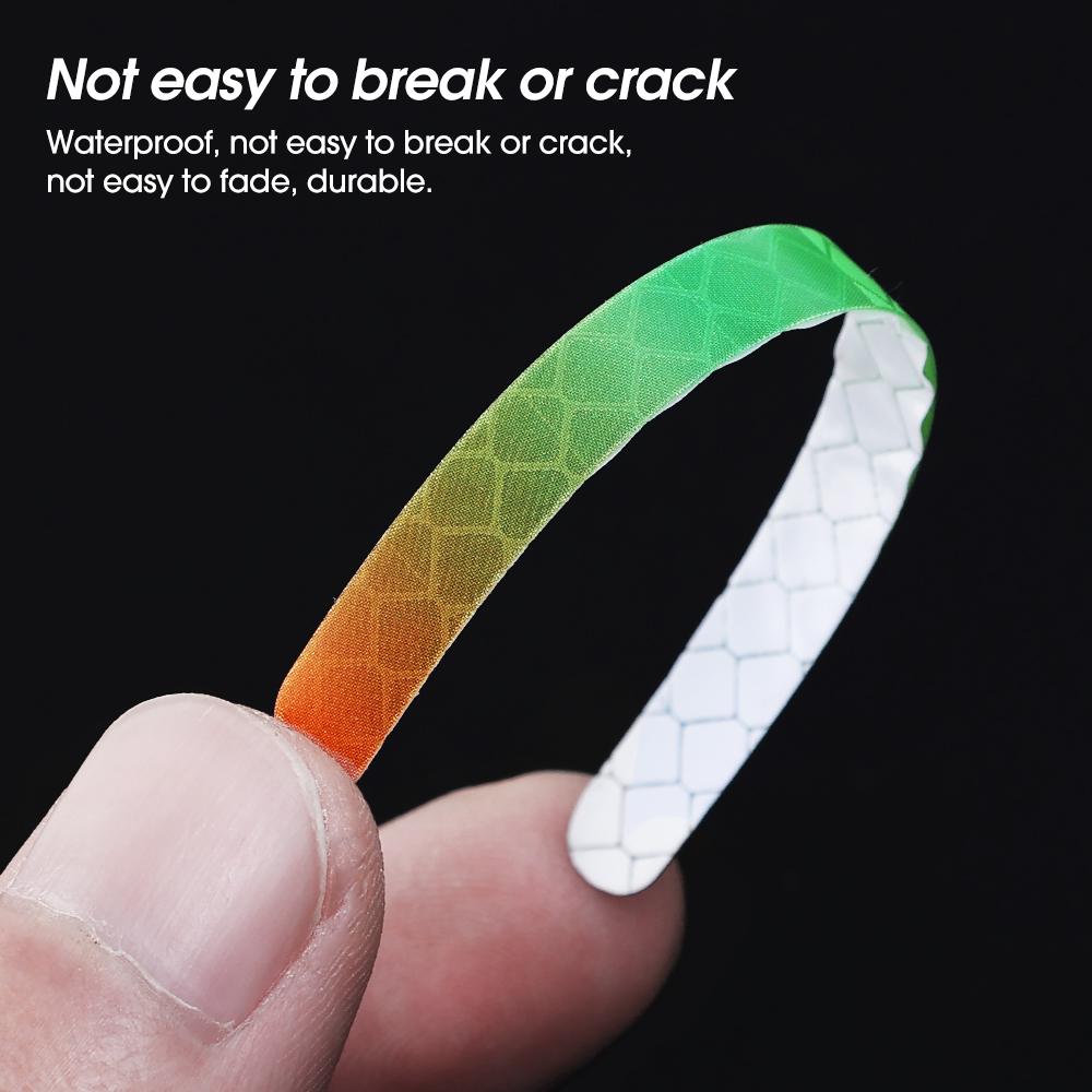 20PCS Rainbow Reflective Car Wheel Stickers