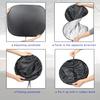 Kewucn 2 PCS Car Windshield Sun Shade, Foldable Sunshade For Front Window And Interior Protection, Windshield Shade For Sun Heat And UV Rays, Black