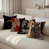 Leopard-Printed Pillowcases On a SofaSuitable for Sofa Car Bedroom Decorative Cushion Cover Pillow Cover