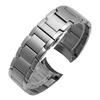 Мужской браслет 22 мм Для Armani AR2447 AR2448 AR2434 AR2432 2433 2435 Изогнутый конец Цельный браслет из нержавеющей стали Металлический ремешок для часов