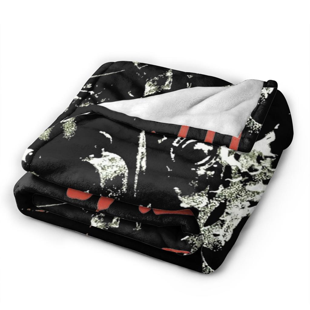 Saw Horror Movie Fashion Blanket Cover Funny Halloween Jigsaw Flannel Throw Fashion Blankets Home Couch Printed Soft Warm Bedspreads Breatha